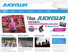 Tablet Screenshot of juoksija-lehti.fi